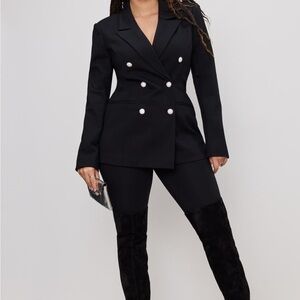 Brand new Good American black double breasted blazer size 3x.
